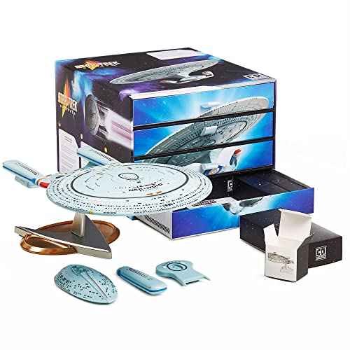 CC Countdown Characters von Numskull 2023 Star Trek USS Enterprise Sammlerfigur - Offizielle Star Trek Merchandise - Zusammenbaubare Charakterstatue von CC Countdown Characters