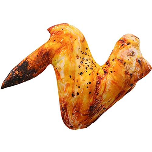 20 cm Simulation Lebensmittel Huhn Bein Plüsch Spielzeug Huhn Flügel Drumstick Gebraten Kissen Kissen Weiche Werfen Kissen Wohnkultur Geburtstag (20 cm (B)) von Nurnesy