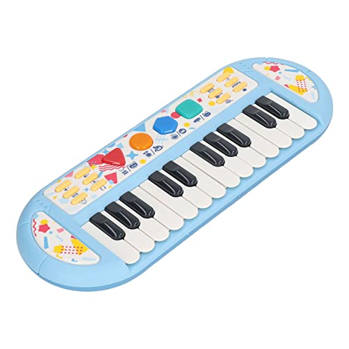 24 Tasten Kids Keyboard Klavier, Intelligentes Elektronisches Spielzeug für Mädchen, Multifunktional mit Einstellbarem Volumen, Geeignet für Zuhause, Schule, Reisen, von Nurnesy