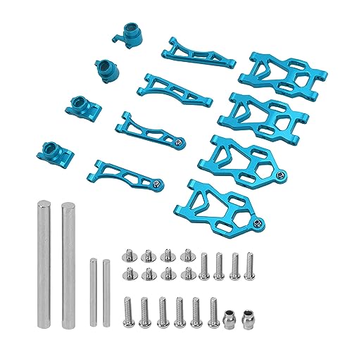 Aufhängungsarm aus Aluminiumlegierung, RC-Schwingensatz Vorne und Hinten mit 16101PRO 16102 16103 16201 1/16 RC-Car, Obere und Untere SCY RC-Aufhängungsarme (Blau) von Nurnesy