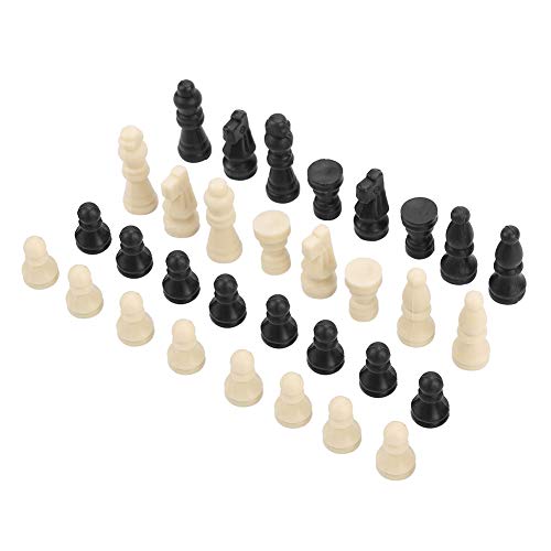 Kleines Holzschach, Magnetisches Schach, 12 X 10 X 3, 32 Stück, Internationales Schach-Unterhaltungswerkzeug für Spaß, 13 Mm Durchmesser von Nurnesy