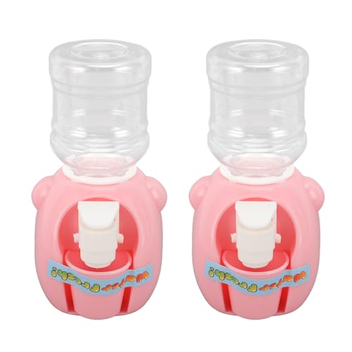 Nurnesy 2-teiliges Mini-Wasserspender-Spielzeugset – Niedliche Dekorative Wasserspender für den Schreibtisch für Kinderzimmer, Miniatur-Heimdekoration für Jungen und Mädchen von Nurnesy