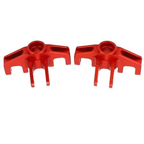 Nurnesy 2PCS RC Car Steering Cup Zartes Aussehen Vibrationsabsorption Ersatz für Losi Baja Rey 1/10 Fernbedienung Auto (Rot) von Nurnesy