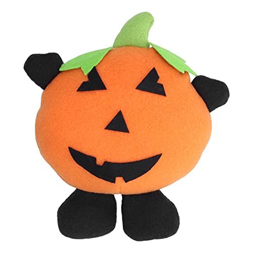 Nurnesy Halloween Kürbis Hexe Plüsch Stofftier, Kürbis Hexe Kuscheltiere Plüschpuppe, Weiches Süßes Kürbis Hexenkissen, Heim Auto Halloween Dekorationen (Orange) von Nurnesy