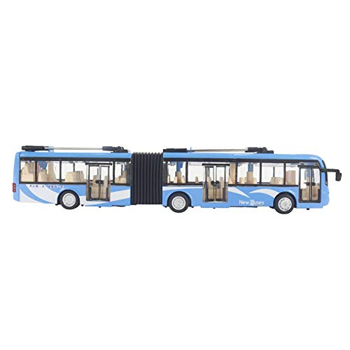 Nurnesy Kinderspielzeugbus, Minibus-Modell, Spielzeugbusse, Zurückziehbares Kinderspielfahrzeug, 1:48, CS0133, Elektronischer Stadtbus, Leichtes Auto, Lernspielzeug, von Nurnesy