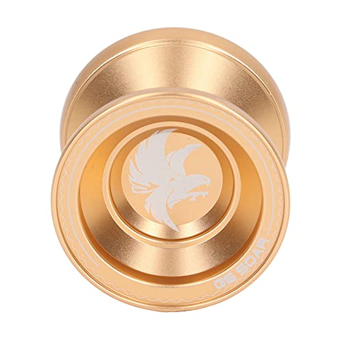 Nurnesy Nicht Reagierende Aluminiumlegierung Yoyo - Golden Yoyo Ball mit 3PCS -Ersatzketten, Langlebig für Fortgeschrittene Spieler Nurnesy Nicht Reagierende Aluminiumlegierung Yoyo - Golden Yoyo Ball mit 3PCS -Ersatzketten, Langlebig für Fortgeschrittene Spieler von Nurnesy