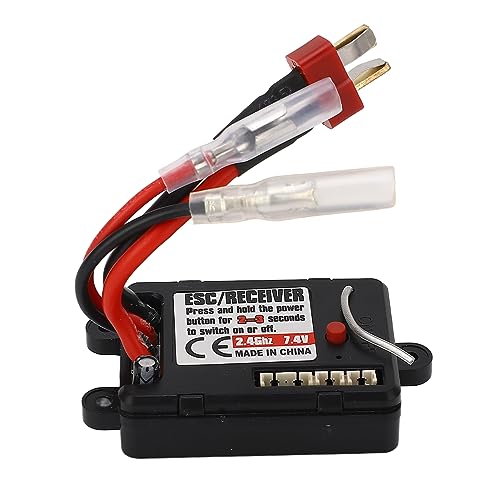 Nurnesy RC Brushed ESC, 30A Waterpr001f Elektronischer Geschwindigkeitsregler für SCY 16101 16102 16103 16201 1/16 RC Car, Passend für RC Car Remote Control Car Electric Speed ​​Controller von Nurnesy