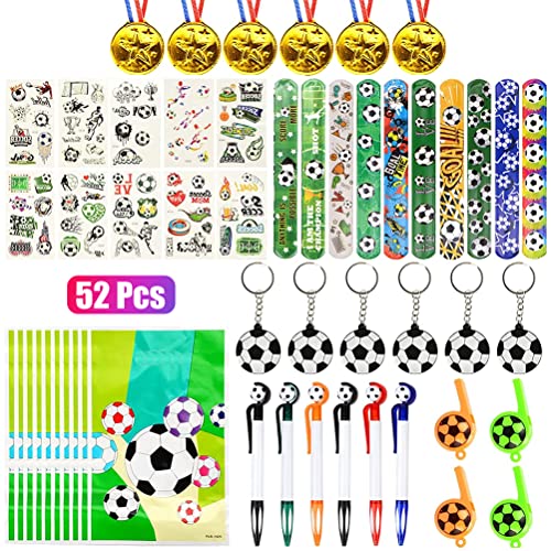 Nurnesy WM-Spielset, Fußballspiel-Fußballspielzeug-Set, Pfeifen, Aufkleber, Schlüsselanhänger, Armbänder, Fans, Jubelnde Requisiten, Fußball-Partygeschenke (Buntes 40-teiliges Set) von Nurnesy