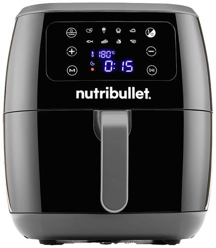 NUTRiBULLET CB NBA071B Heißluft-Fritteuse 7l 1800W Antihaftbeschichtung, BPA-frei, Heißluft-Funkti von NutriBullet