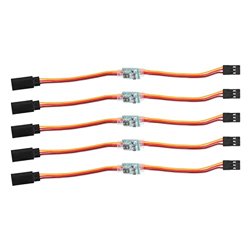 NutriEss 5pcs Servo -Signalumwandler 3,6 V 24 V 5A Lenkung Zahnradrotation Wechselrichter für RC -Flugzeuge präzise Steuerung von NutriEss