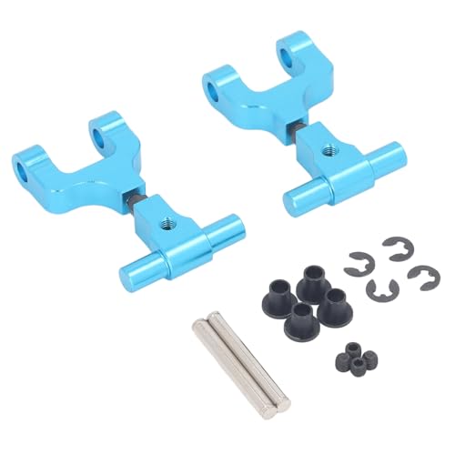 NutriEss Aluminium-Hinterarm-Set, verstellbare 2-teilige Legierungs-Upgrade-Teile mit leichtem, robustem Design für TT02 1/10 RC-Auto von NutriEss