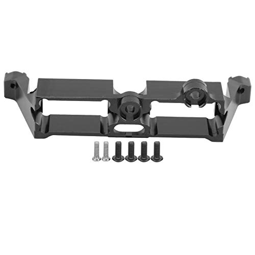 NutriEss Aluminiumlegierungsunterschiede Lock -HalterNutriess Differentialsperrenhalterung aus Aluminiumlegierung für TRA XXAS T RX4 1/10 RC Crawler, schwarz, mit (Schwarz) von NutriEss