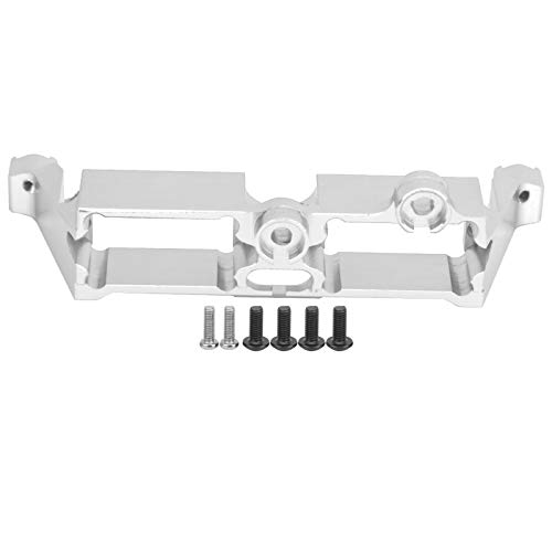 NutriEss Aluminiumlegierungsunterschiede Lock -HalterNutriess Differentialsperrenhalterung aus Aluminiumlegierung für TRA XXAS T RX4 1/10 RC Crawler, schwarz, mit (Silber) von NutriEss