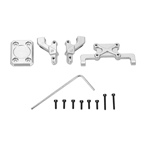 NutriEss Heckkörperschale Montage Kit RC Heck Karosserie Fixiersitz für axiale SCX24 AXI00002 1/24 RC -Auto -Upgrade -Teile schwarz mit verbesserter UnterstützungNutriess (Silver) von NutriEss