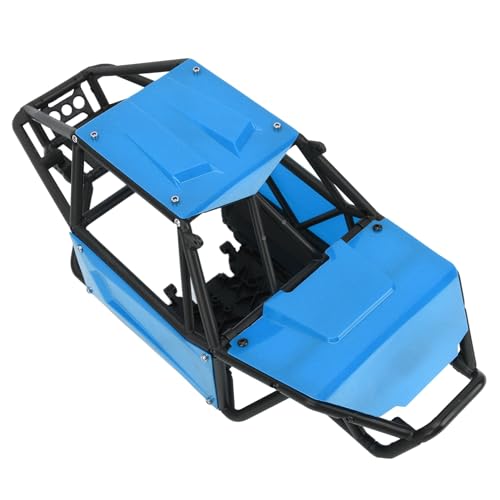 NutriEss RC Crawler Roll Cage Body Shell Nylon für axiale SCX10 II 90046 UTB10 Capra 1/10 RC Crawler Upgrade Teil Blau robust und schützend (Blau) von NutriEss