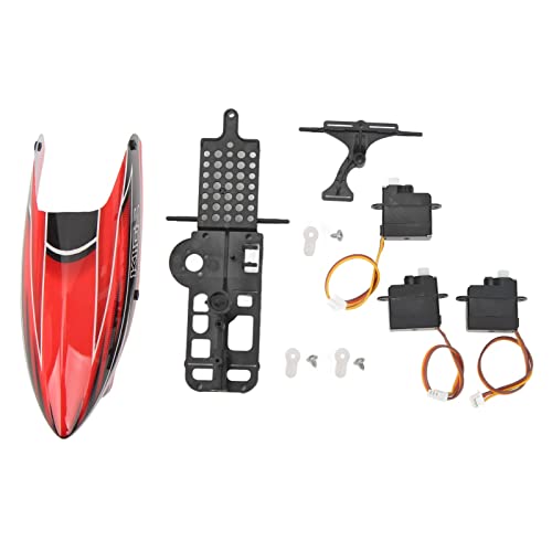 NutriEss RC Helicopter Servo Motor Set Plastikabdeckplatte und Basis -Set -Refit -Zubehör für Wltoys XK K110 von NutriEss