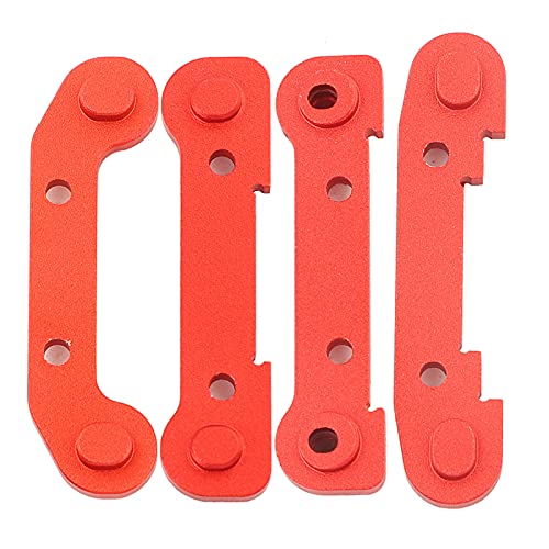 NutriEss verstärkte Schwung Arm Set RC -Auto -Upgrade -Zubehör für WLTOYS 144001 1/14 Red Robuse RC -FahrzeuganpassungenNutriess Verstärkter Schwingarmsatz RC-Auto-Upgrade-Zubehör (Red R) von NutriEss