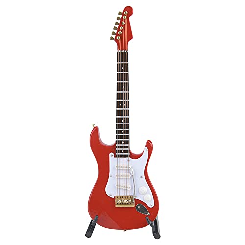 Nutriess 18 cm Miniaturgitarrenmodell rotes delikat (Rot) von NutriEss