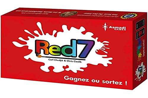 Nuts!- Red 7 Gesellschaftsspiel, NUT008RE, Mehrfarbig von Nuts