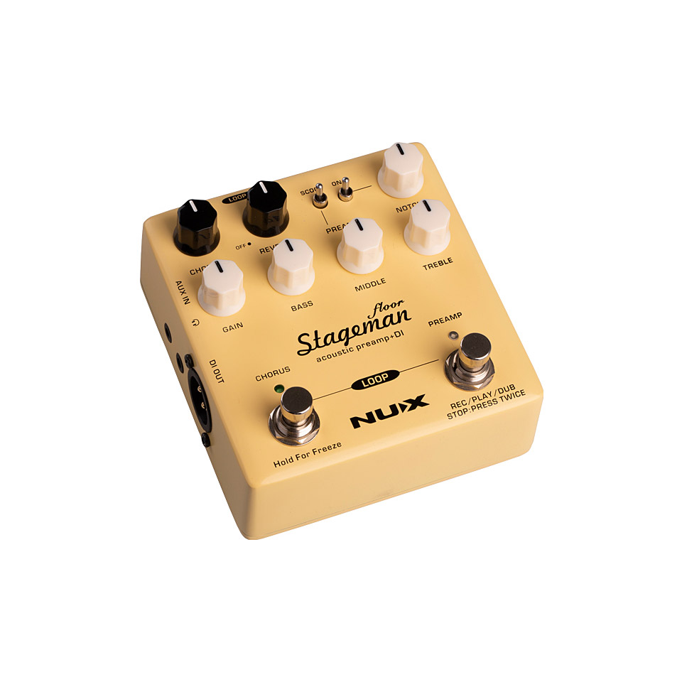 NUX Stageman Floor Preamp Effektgerät Akustikgitarre von Nux