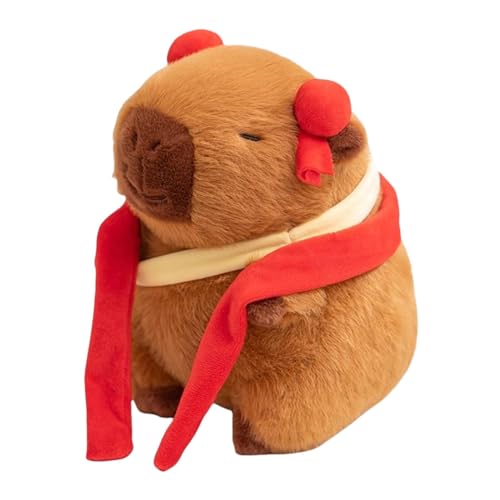 Nuyhadds Capybara Plüsch, gefüllte Capybara Plüschspielzeug | Gefüllte Capybara -Plüschs,Weiches Tier, süßes 9 -Zoll -Anime -Charakter Design für Kinder Schlafenszeit Kuschel von Nuyhadds