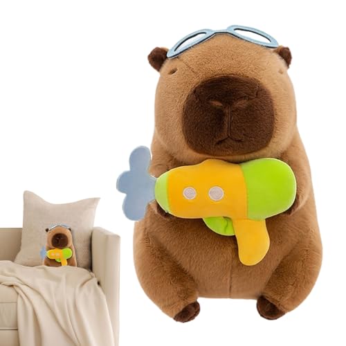 Nuyhadds Capybara Plüschtier - Sanftes Kompaktes Plüsch Wasserschwein,Kuscheltier Mit Badeanzug Für Kinder Erwachsene Deko Wohnung Auto Geburtstag Nuyhadds Capybara Plüschtier - Sanftes Kompaktes Plüsch Wasserschwein,Kuscheltier Mit Badeanzug Für Kinder Erwachsene Deko Wohnung Auto Geburtstag von Nuyhadds