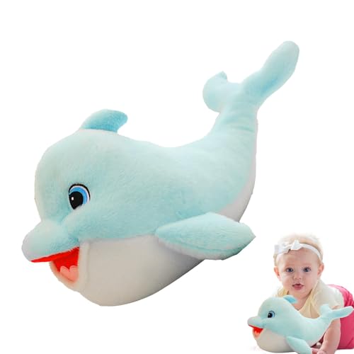 Nuyhadds Delfin aus Plüsch, Delfin-Spielzeug, Plüsch, Delfin, Spielzeug – weiches Delfin-Plüschspielzeug, Puppen für und Mädchen, Schlafkissen, Stützkissen in Größe von Nuyhadds