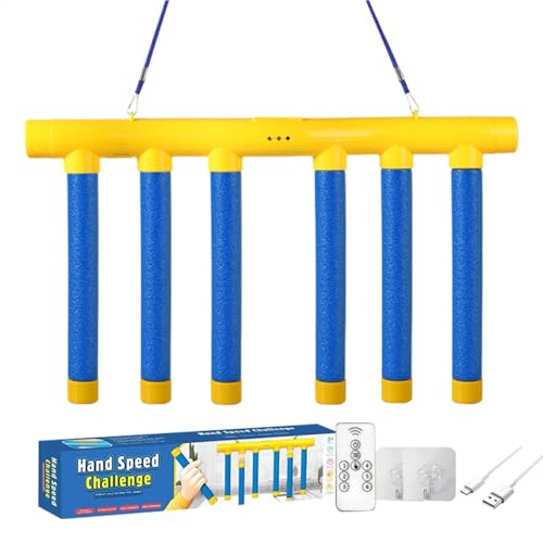 Nuyhadds Drop Stick Spiel - Reflex Herausforderungsspiel, Handspielzeug Für Handkoordinationstraining | Drop Das Stick Spiel, Interaktiver Reflex Trainer, Bildungsaktivität Für Kinder Und Erwachsene von Nuyhadds