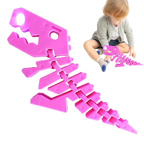 Nuyhadds Kleines Dinosaurierspielzeug für Kinder, Dinosaurierspielzeug,Dinosaurier-Actionfiguren - Desktop-Dino-Dekoration, integrierte Schaltung und LED-Leuchten, Tiermodell von Nuyhadds