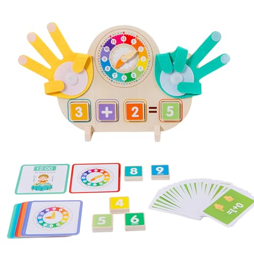 Nuyhadds Mathematik-Spiele, manipulatives Lernspiel zum Erlernen von Berechnungen für Kinder, tragbar, für Kinder von 3 bis 8 Jahren Nuyhadds Mathematik-Spiele, manipulatives Lernspiel zum Erlernen von Berechnungen für Kinder, tragbar, für Kinder von 3 bis 8 Jahren von Nuyhadds