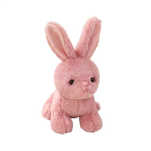 Nuyhadds Realistischer Bunny Plüsch, realistischer | Ausgestopfte Bunny Kids Companion Puppe - Plüschweich gefüllte Tierbegleiterpuppe, Kaninchen -Plüsch für Ostern von Nuyhadds