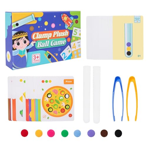 Ball-Matching-Spiel, buntes Matching-Spielzeug, Motorik-Matching-Spiel, Lern-Zählspielzeug, Plüsch-Ball-Sortierspiel, pädagogisches Ballspiel, Matching-Spiel für Kinder, Spielzeug zur Entwicklung moto von Nuyhgtr