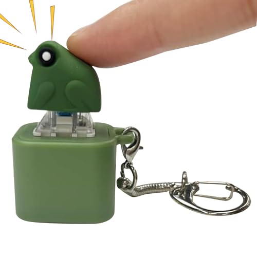 Clicking Fidget Toy, Adult Stress-Reducing Sensory Game, Glow and Sound Frog Keychain for Youth, Children, Workplace, School, Classroom, Travel, and Backpack Use, Multicolor Clicking Fidget Toy, Adult Stress-Reducing Sensory Game, Glow and Sound Frog Keychain for Youth, Children, Workplace, School, Classroom, Travel, and Backpack Use, Multicolor von Nuyhgtr