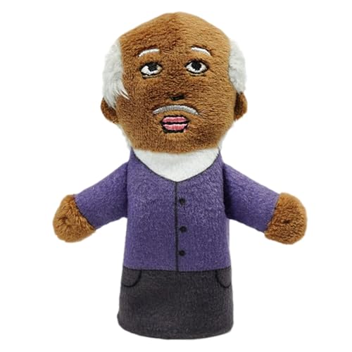 Family Finger Puppets for Kids, Plush Role Toy Set with African Grandparents, Mom, and Dad Dolls, Soft and Interactive Finger Puppets for Storytelling, Education, and Fun von Nuyhgtr