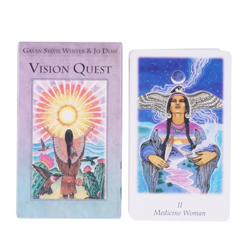 Fortune Telling Tarot Cards, Vision Tarot Cards, Divination Tools Tarot, Standard Tarot Decks, Board Game Tarot, Vision Tarot Cards for Insightful Fortune Telling and Gatherings von Nuyhgtr