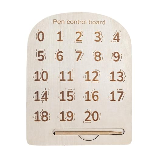 Nuyhgtr Alphabet Tracing Board, Wooden Alphabet Board, Kids Tracing Board, Learning Activity Board, Letter Tracing Toy for Kids, Preschool Classroom Must Haves 3+ Year Old Boys Girls von Nuyhgtr