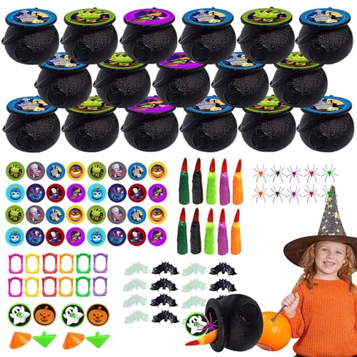 Nuyhgtr Bag Stuffers Halloween, Halloween-Spielzeug, Leckerli-Tasche, Karnevalspreise – lustige Halloween-Goodie-Bag-Füllung für Mädchen, , Klassenkameraden, Jugendliche von Nuyhgtr