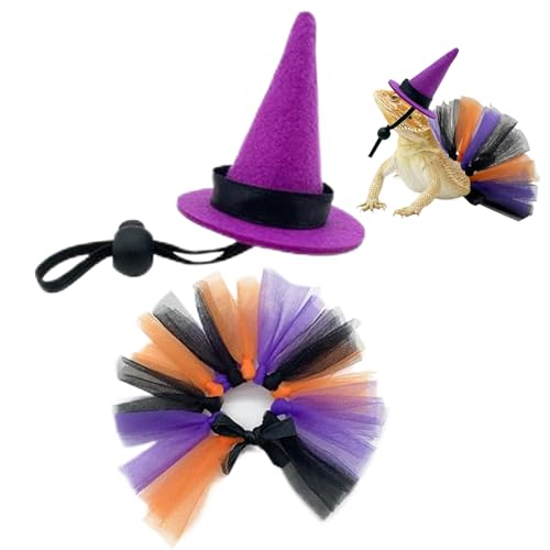 Nuyhgtr Bartagamen Kostüme | Hexenkostüm Für Kleine Haustiere Zu Halloween,Reptilienkleidung Für Amphibien Kleintiere Geckos Und Haustierzubehör Nuyhgtr Bartagamen Kostüme | Hexenkostüm Für Kleine Haustiere Zu Halloween,Reptilienkleidung Für Amphibien Kleintiere Geckos Und Haustierzubehör von Nuyhgtr