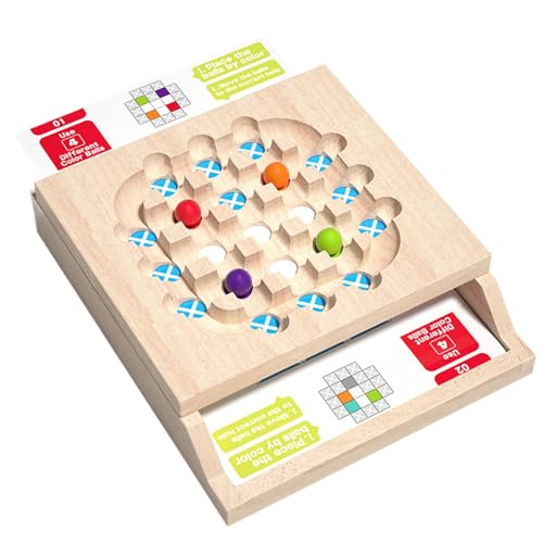 Nuyhgtr Bead Board Game, Fun Matching Game, Logical Thinking Game, Educational Bead Game, Interactive Educational Toy, Bead Sorting Board for Kids, Preschool Educational Learning Activities von Nuyhgtr