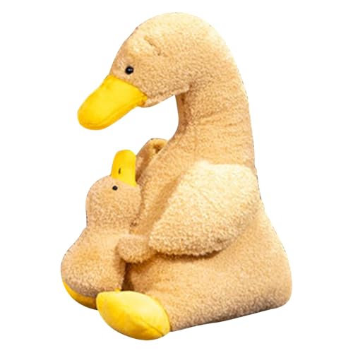 Nuyhgtr Cartoon Duck Plush, Mother and Child Duck, Soft Children Doll, Sleeping Comfort Doll, Boys and Girls Plush, Duck Plush Doll, Children Sleeping Dolls, Ducks Toy for Children von Nuyhgtr