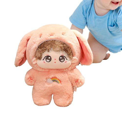 Nuyhgtr Cartoon Plush Doll, Soft Stuffed Girl Doll, Small Stuffed Animal Toy, Cute Plush Toy, Soft Cartoon Girl Stuffed Doll, Plush Doll for Home von Nuyhgtr