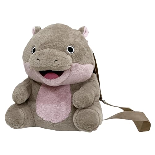 Nuyhgtr Cute Animal Plush Doll, Giftable Hippo Plush Toy, Hippo Doll for Girls, Cozy Plush Hippo, Premium Stuffed Hippo, Unique Plush Doll for Kids, Hippo Soft Toy for von Nuyhgtr