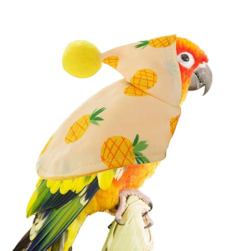 Nuyhgtr Cute Bird Cloak Costume, Soft Warm Clothes for Pet Parrots, Cozy Bird Apparel for Cockatiels, Conures, and Small Animals, Comfortable Fit with Lightweight Design, 13x12cm von Nuyhgtr