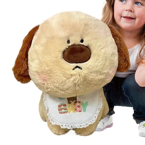 Nuyhgtr Cute Dog Doll, Stuffed Animal Doll, Soft Puppy Doll, Puppy Stuffed Animal, Puppy Cuddle Pillow, Big Nose Plush Dog for Kids Cuddle Pillow Silly Animal Doll von Nuyhgtr