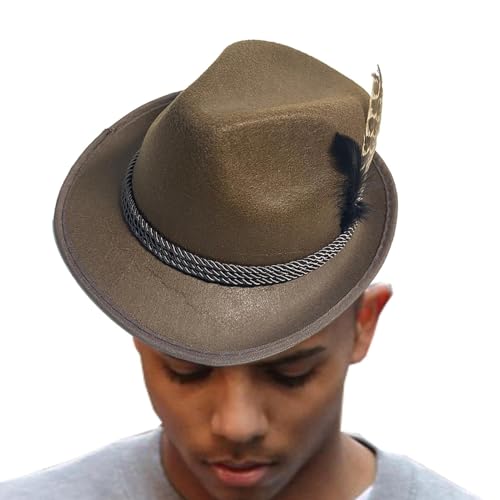 Nuyhgtr Deutsche Hüte für das Oktoberfest | Nicht gewebter Maskerade Hut - Retro Erwachsene Oktoberfest Kostüm Accessoire für Halloween Festival Party Maskenball Rollenspiel Nuyhgtr Deutsche Hüte für das Oktoberfest | Nicht gewebter Maskerade Hut - Retro Erwachsene Oktoberfest Kostüm Accessoire für Halloween Festival Party Maskenball Rollenspiel von Nuyhgtr