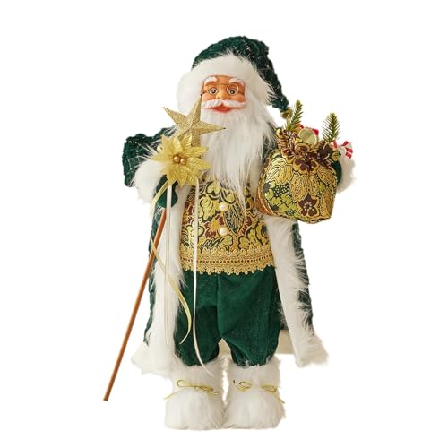 Nuyhgtr Holiday Party Decor, Santa Figurine for Home Christmas Figurines, Festive Santa Decorations, Collectible Santa Dolls, Decorative Santa Claus Figurines for Mantel and Shelf Ornamentation von Nuyhgtr