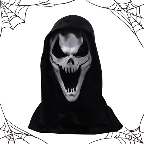 Nuyhgtr Horror Maske | Ganzgesichtsmasken,Totenkopf Kostümzubehör Verkleidung Requisiten Für Theater Bühne Show Fest Karneval Feier Cosplay Maskenball Party Nuyhgtr Horror Maske | Ganzgesichtsmasken,Totenkopf Kostümzubehör Verkleidung Requisiten Für Theater Bühne Show Fest Karneval Feier Cosplay Maskenball Party von Nuyhgtr