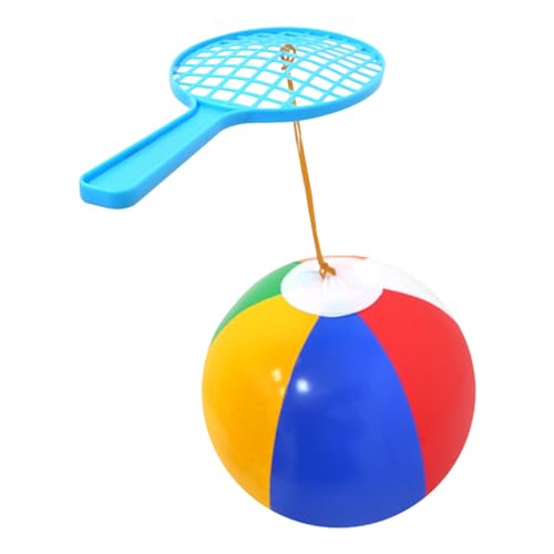 Nuyhgtr Inflatable Cartoon Racket Toy, Kids Racket Ball Toy, Inflatable Ball Game, Cartoon Racket Toy, Outdoor Play Toy, Fun Inflatable Racket, Soft Ball Racket, von Nuyhgtr