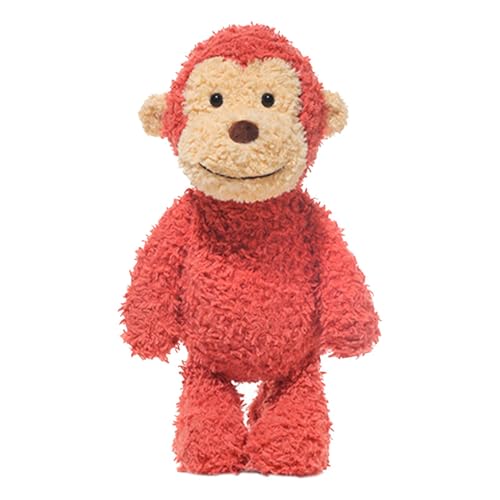 Nuyhgtr Monkey Plush Doll, Soft Monkey Toy, Huggable Plush Figurine, Plush Animal Collection, Monkey Stuffed Toy, Cute Plush Monkey, Plush Toy for Kids, Decorative Monkey Doll von Nuyhgtr