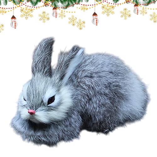 Nuyhgtr Plüschtier Hase - Realistischer Tisch Hase Plüschtier | Weicher Schlafbegleiter, Kuscheltier für Wohnzimmer Bett Kinderzimmer Schlafzimmer Arbeitszimmer Couch Sofa Nuyhgtr Plüschtier Hase - Realistischer Tisch Hase Plüschtier | Weicher Schlafbegleiter, Kuscheltier für Wohnzimmer Bett Kinderzimmer Schlafzimmer Arbeitszimmer Couch Sofa von Nuyhgtr